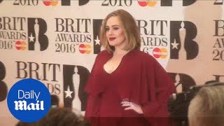 Famous Adele's awkward wardrobe malf outunction as her cleavage spills - Daily Mail Net Worth