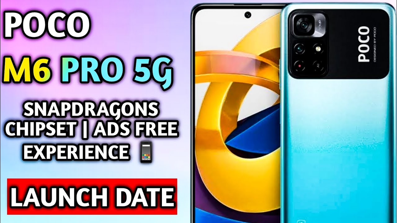 POCO M6 PRO 5G specifications & India launch date confirm 😜 |Ads free experience 📱