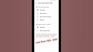Hide your last seen and online status WhatsApp #shorts #tips