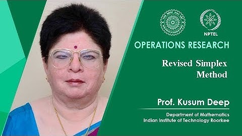 Revised Simplex Method