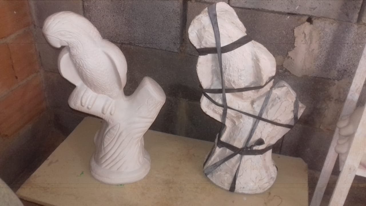 como fazer forma de massa plastica