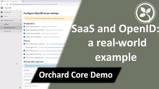 SaaS and OpenID: a real-world example - Orchard Core Demo
