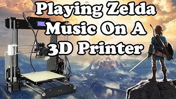 🎵 Zelda Music on A8 Anet 3D printer