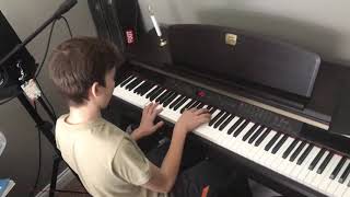 When a golfer practices piano
