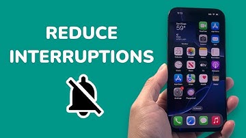 How To Turn On Reduce Interruptions on iPhone