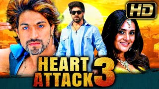 HEART ATTACK 3 (HD) - South Superstar "Yash" Hindi Dubbed Movie | Ramya, Sharan