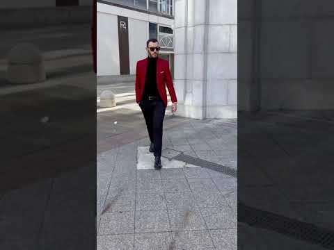 COOFANDY Men's Blazer Casual Sport Coats Slim Fit One Button Suit Jacket Lightweight Sports Jacket