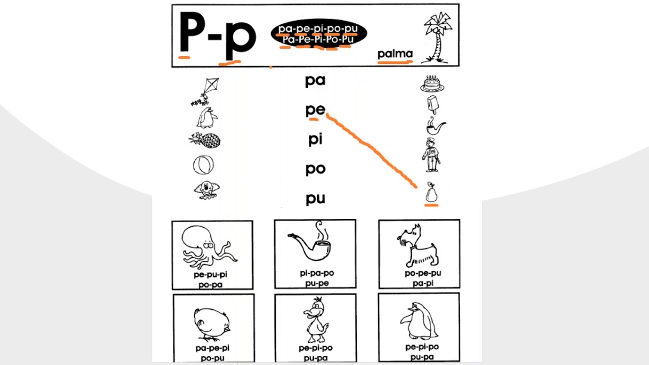 79 Sílabas "papepipopu" Primer grado YouTube