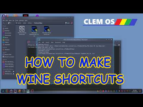 How to make WINE shortcuts.