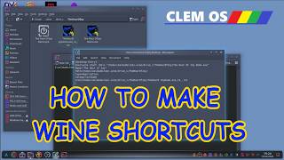 How to make WINE shortcuts.