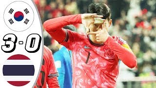 South Korea vs Thailand 3-0- All Goals \& Highlights - 2024