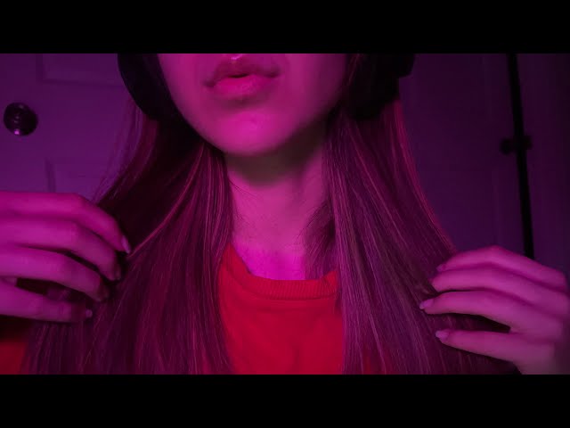 [ASMR - No Talking]  Mouth Sounds  +  Hair Sounds 😴 