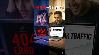 404 Error Se 10K Traffic Tak! 😳 | Coding Success Story #Shorts#motivation #ytshorts CoderLife