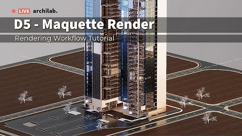 How to render an Architectural Maquette in D5 Render - SO EASY!