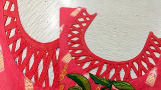 new neck design cutting and stitching||step by step gala banane ka tarika||latest neck design