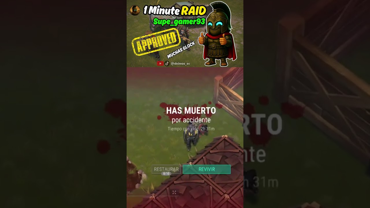 🔥🔫1 Minute Raid - Supe_gamer93 | MUCHAS GLOCK🔫🔥| Last Day on Earth 