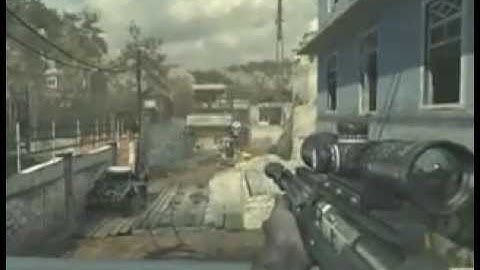 MW3 Across the map Throwing Knife