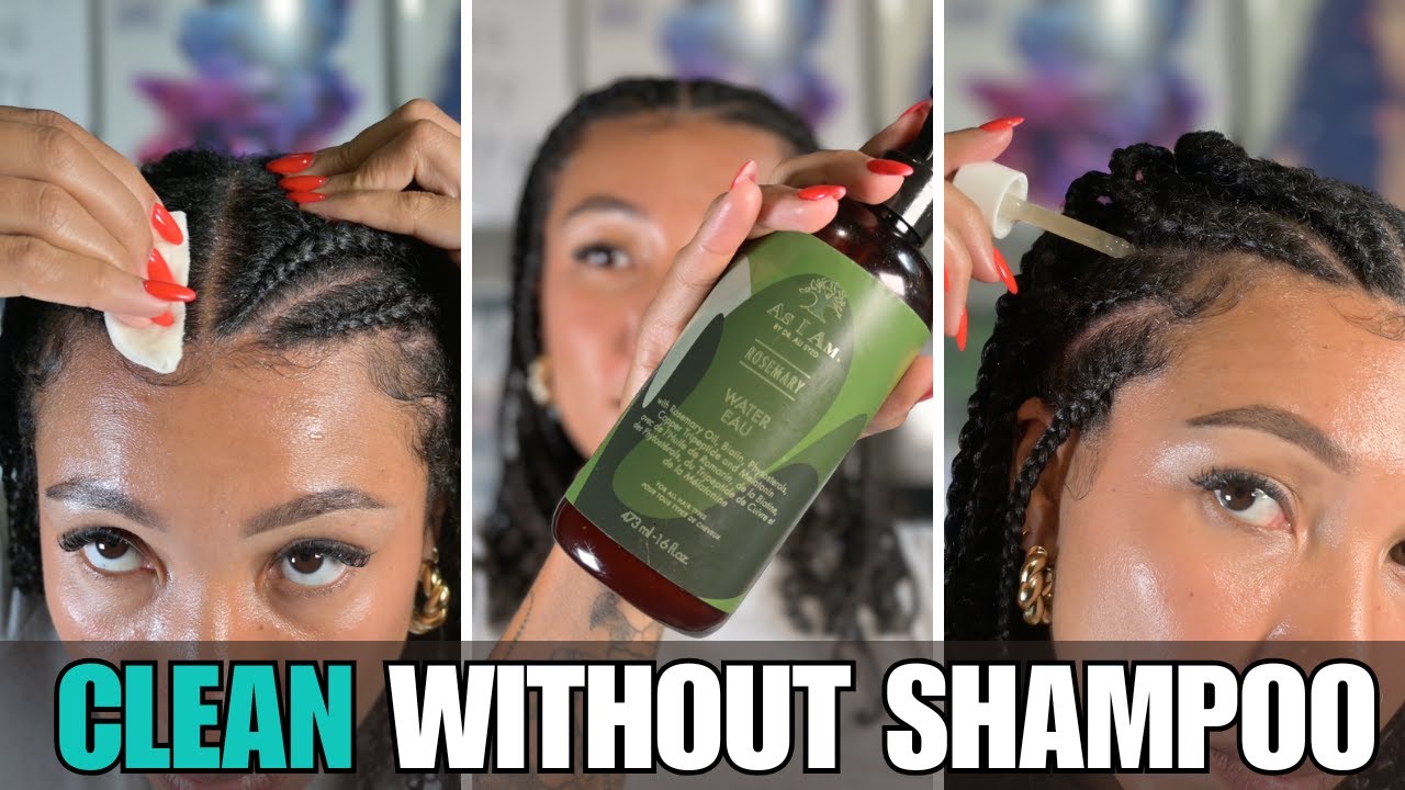 Fresh Scalp, No Shampoo... How to Wash Protective Styles Without Frizz