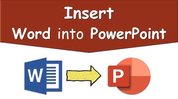 How to Embed an MS Word Document in PowerPoint Presentation | Insert Word File into PowerPoint