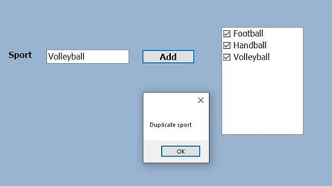 How to prevent duplicate value when add new item to checkedlistbox in vb. net