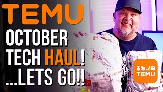 TEMU TECH Haul #5 October Edition! Unboxing and Review!