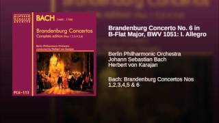 Brandenburg Concerto No. 6 in B-Flat Major, BWV 1051: I. Allegro