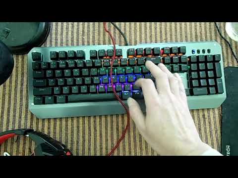 Клавиатура проводная Aula Assault Mechanical USB Metallic (6948391239309)
