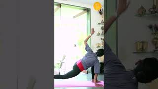 How to do The Equestrian Pose | Ashwa Sanchalanasana #shorts #equestrian #ashwasanchalanasana