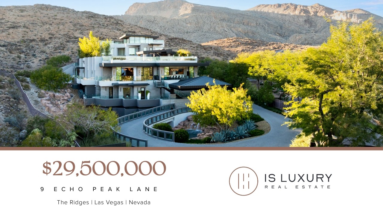 9 Echo Peak Lane | The Ridges, Summerlin | IS LUXURY