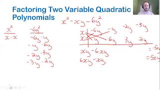 Factoring Multi-Variable Quadratics Using CROSS Method (A3 Math) - Dr. M. Explains