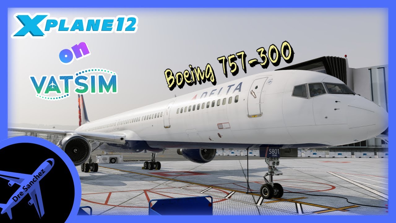 パンダ X-Plane 12 (Sim Crash) | Flight Factor Boeing 757-300 | VATSIM