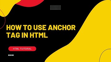 Html Tutorial For Beginner - part 5 - Anchor Tag and It