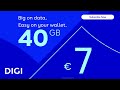 Big data, small price: 40 GB mobile data for just €7/month