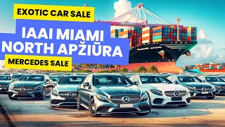 Exotic car sales Palm Beach'e. IAAI Miami North apziura su manimi !