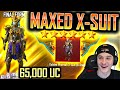 65,000 UC MAXING OUT MYTHIC PHARAOH X-SUIT | PUBG MOBILE