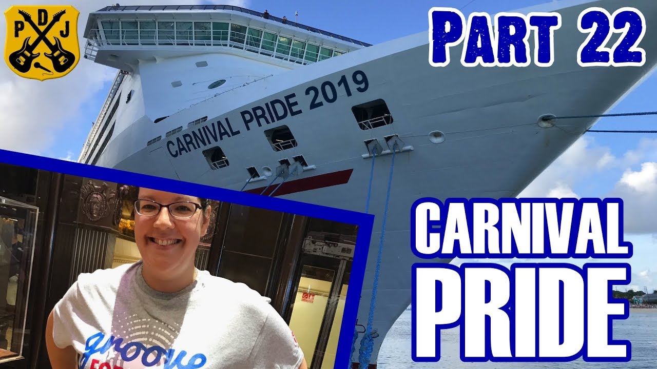 Carnival Pride Cruise Vlog 2019 - Part 22: Sea Day, Storm, Delays, Groove, VIFP, Booty - ParoDeeJay