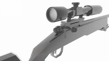 M40A3 Free C4D Template  ORIGINAL 