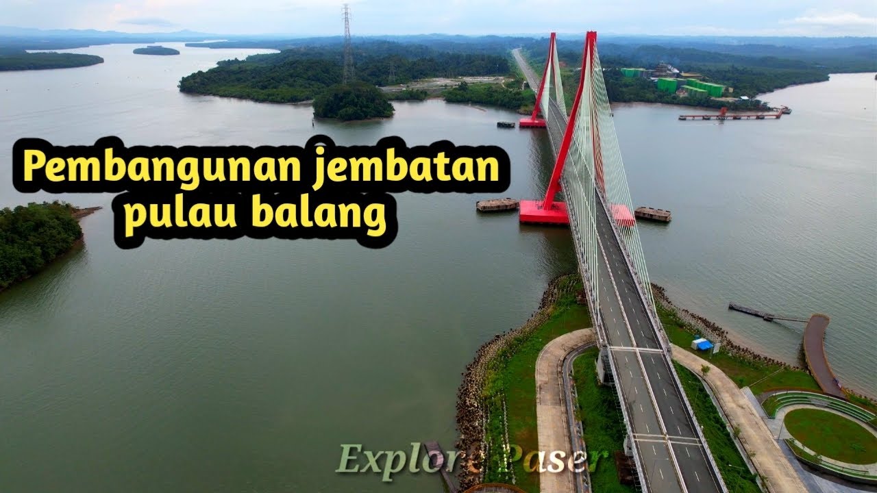 Kondisi  terkini pembangunan jembatan pulau balang 