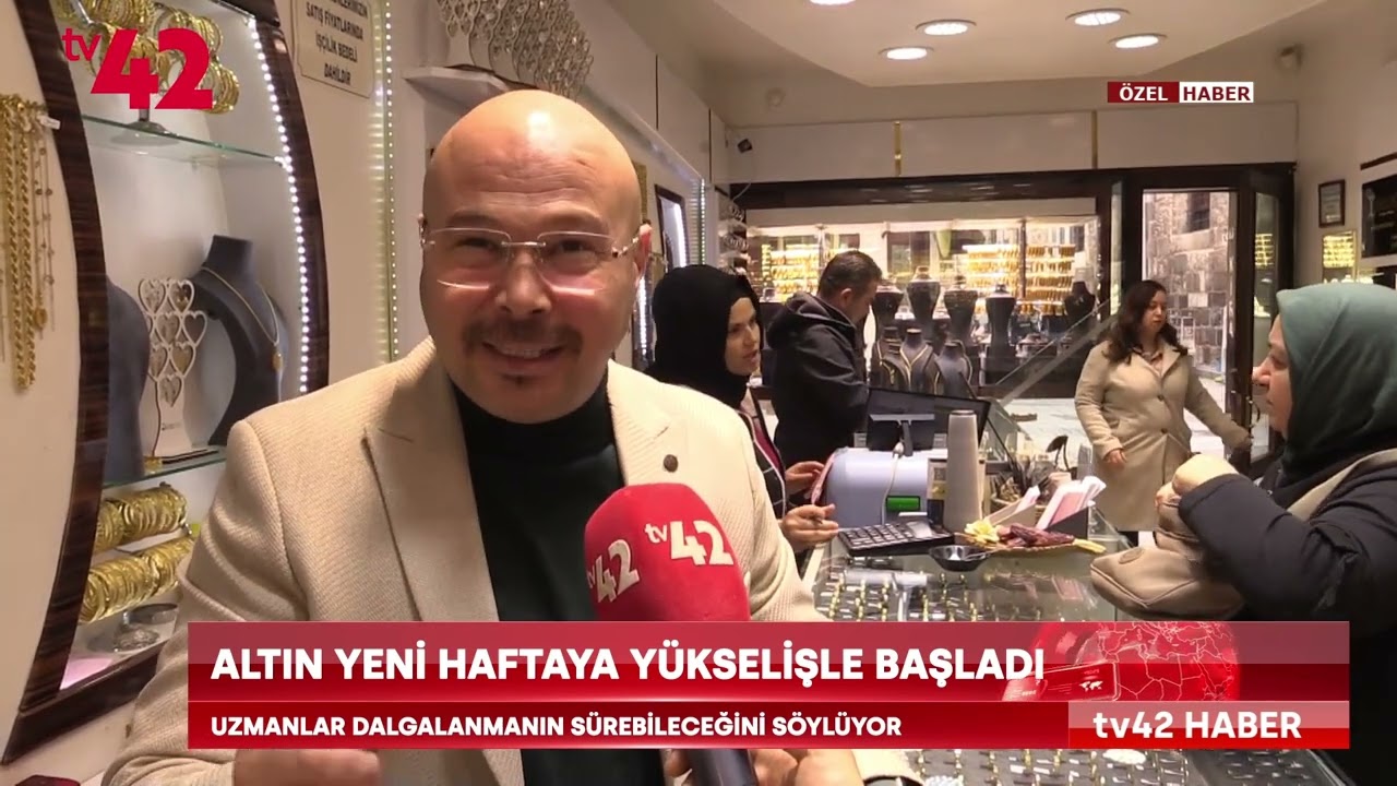 ALTIN YENİ HAFTAYA YÜKSELİŞLE BAŞLADI