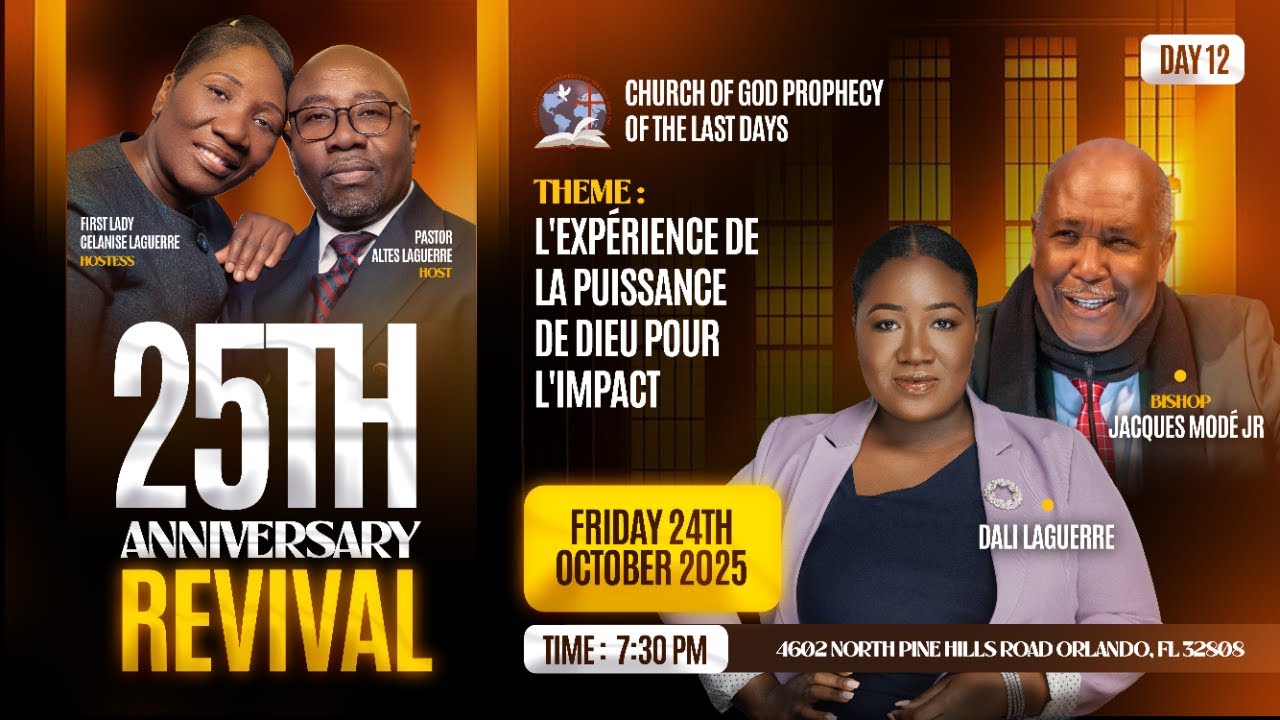 Join Us! COGOP "25th Anniversary" Revival | Day 12 | 7:30 PM | 10.24.25