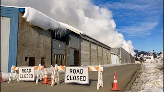 Peshastin warehouse fire blankets Wenatchee Valley in acrid smoke