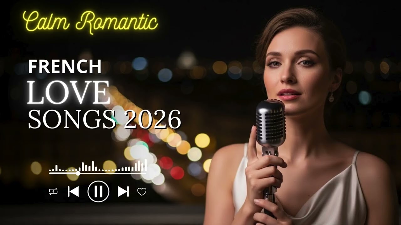 Relaxing French Love Songs Playlist – Soft Romantic Paris Music 💕