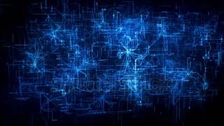 DAVE FX - 3D Blue MultiLayer Matrix Net Grid Intro Logo Motion Background