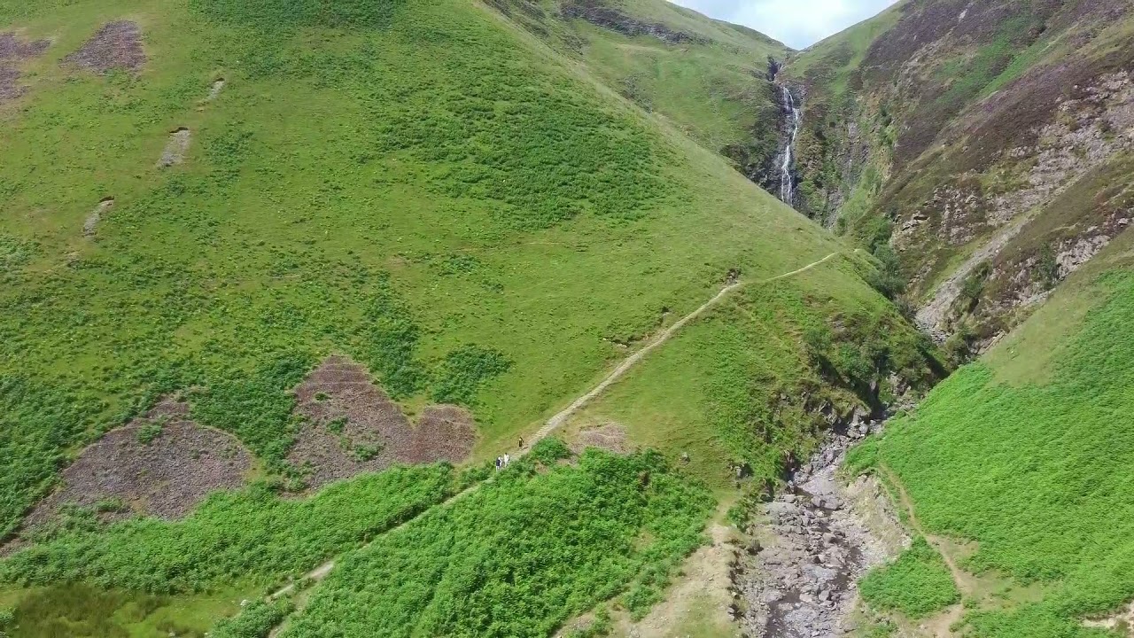 Gray Mare's Waterfall and Saint Mary's Loch Scotland 