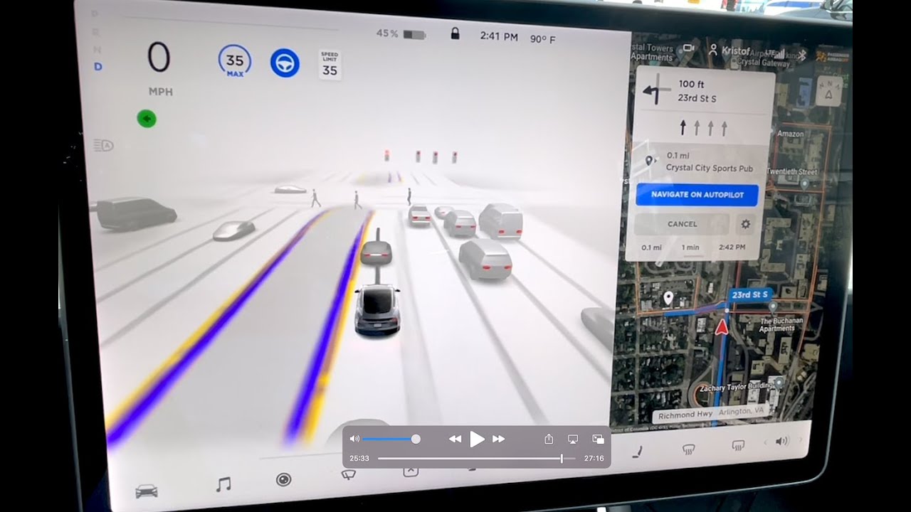 Tesla FSD Beta v9 ~ Tesla Vision