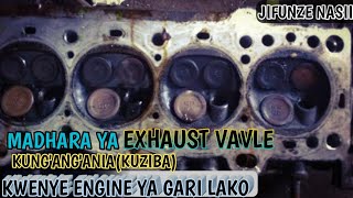 Madhara ya exhaust valve kuziba kwenye engine