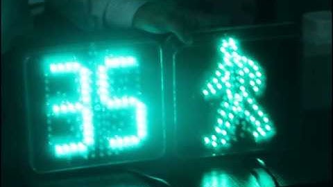 200mm Square Shaped LED Pedestrian Signals - Red Hand/Countdown and Red/Green Man