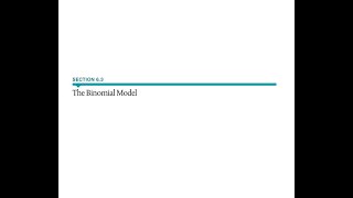 Celebrity 6.3 The Binomial Model: Introduction to Binomial Model Profile