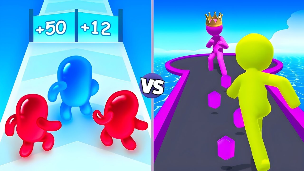 Join Blob Clash 3D Gameplay vs Giant Rush Walkthrough | All Level Gameplay”Android,iOS