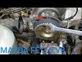 Mazda 626 FE 2.0 FS valve 8 замена помпы грм
